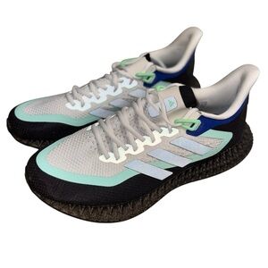 Adidas 4DFWD 2  White Black Blue Retro Running Light